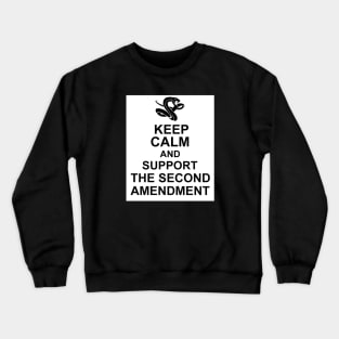 Keep calm and support 2A Crewneck Sweatshirt